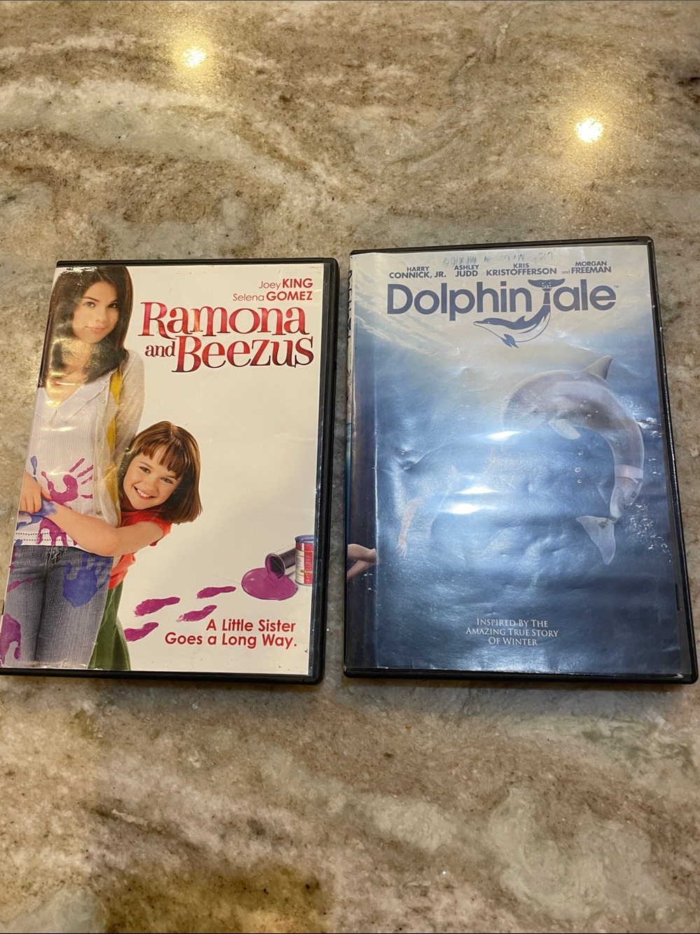 Lot of 2 family DVDs - Dolphin Tale and Ramona and Beezus